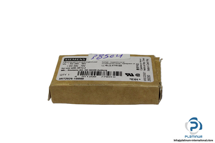 siemens-3RT2926-1BB00-surge-suppressor-(New)-2