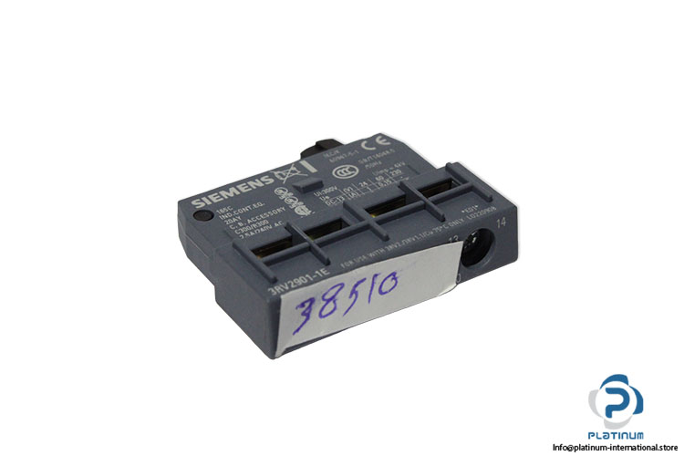 siemens-3RV2901-1E-auxiliary-contact-block-(New)
