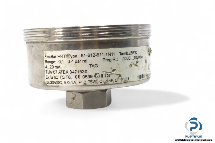 baumer-81-612-611-1N11-pressure-transmitter-(Used)-2