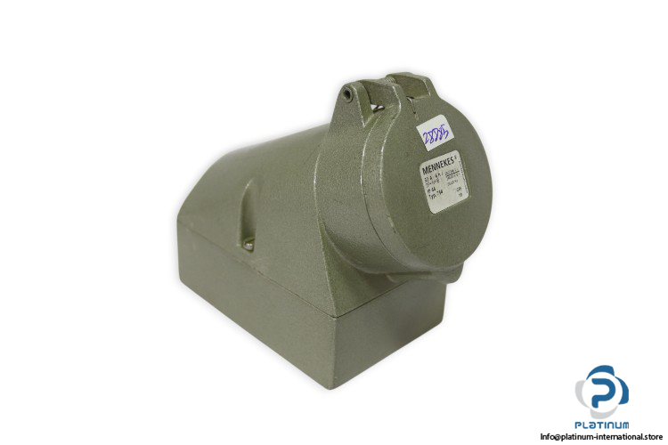 mennekes-754-industrial-interlock-socket-used
