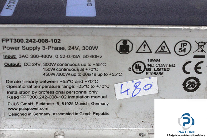 puls-fpt300-242-008-102-power-supply-used-2