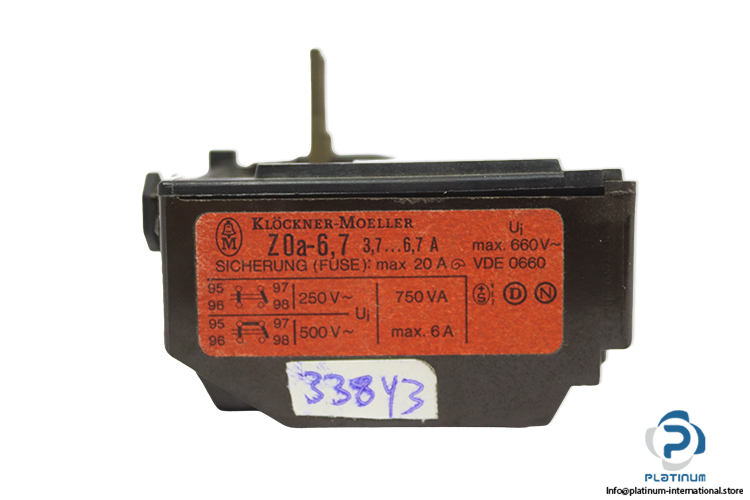 klockner-moeller-Z0A-6.7-thermal-overload-relay-(New)-2
