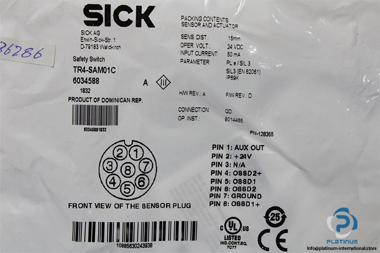 sick-TR4-SAM01C-non-contact-safety-switch-(New-with-Pack)-3