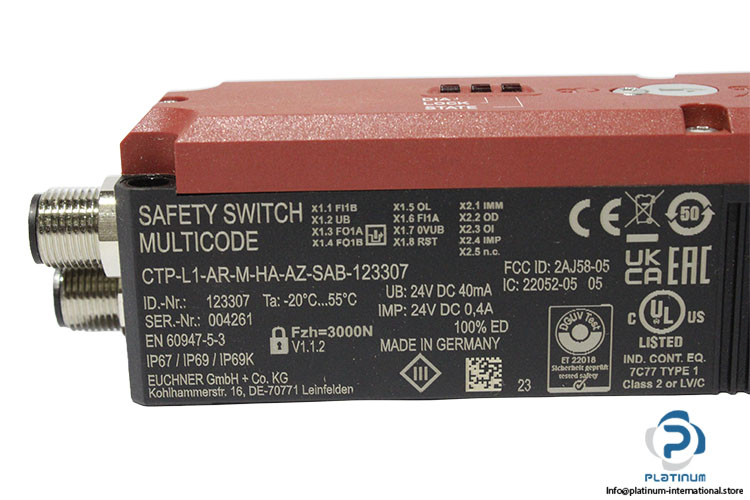 euchner-CTP-L1-AR-M-HA-AZ-SAB-123307-safety-switch-(New)-1