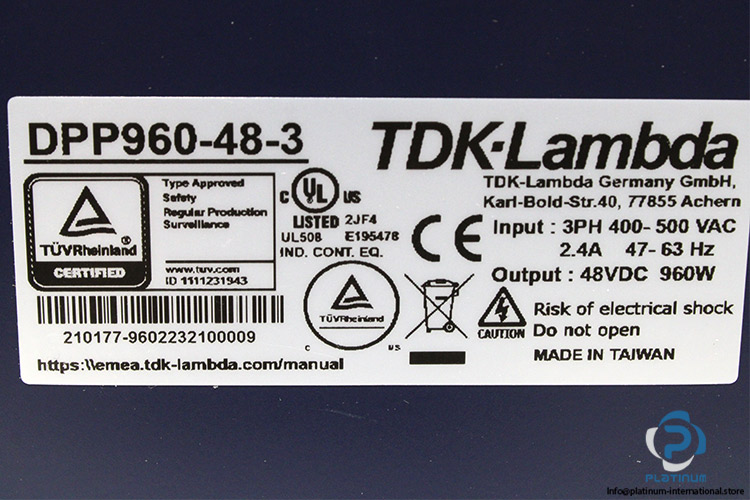 tdk-lambda-DPP960-48-3-power-supply-(new)-(carton)-5
