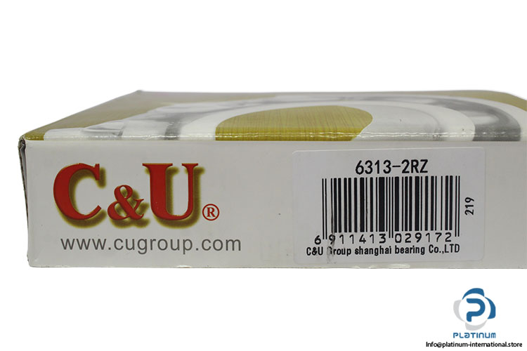 c-u-6313-2RZ-deep-groove-ball-bearing-(new)-(carton)-5
