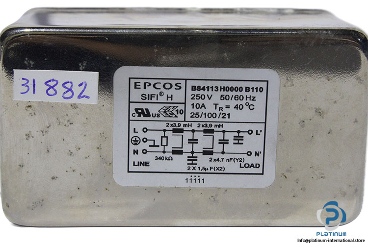 epcos-B84113H0000B110-power-line-filter-(used)-4