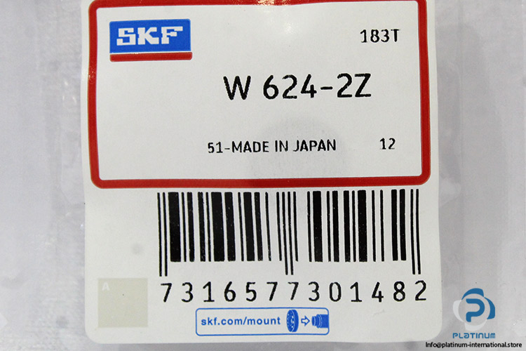 skf-W624-2Z-deep-groove-ball-bearing(new-without-carton)-2