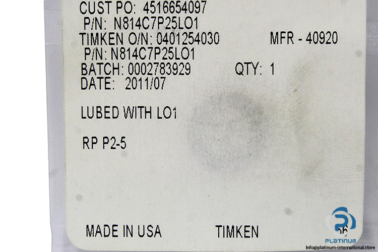Timken-mfr-40920-0401254030-ball-bearing(new-without-carton)-2