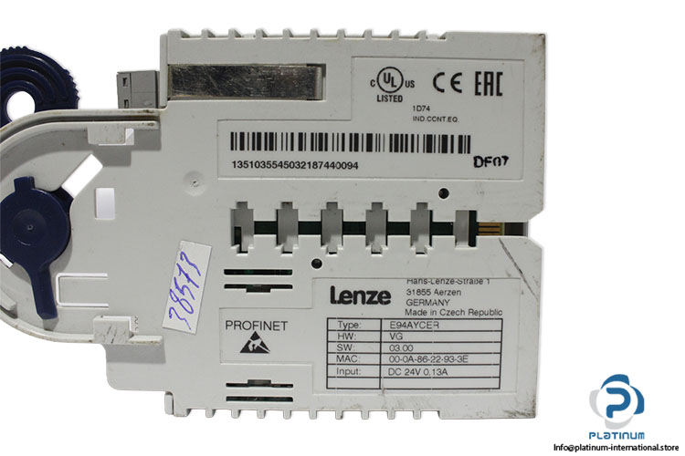 lenze-E94AYCER-communication-module-(Used)-2