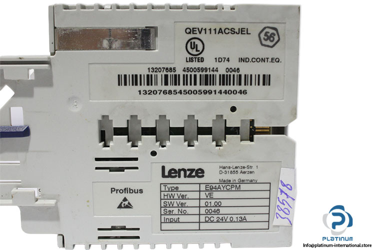 lenze-E94AYCPM-communication-module-(Used)-4
