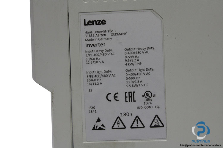 lenze-I55AE240F10010000S-frequency-inverter-(Used)-5