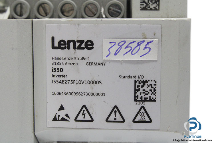 lenze-I55AE275F10V10000S-frequency-inverter-(Used)-3