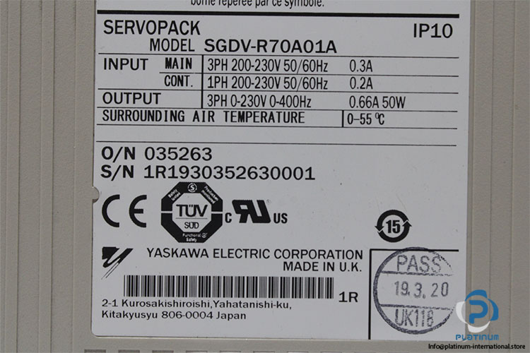 yaskawa-SGDV-R70A01A-servo-drive-(New)-5
