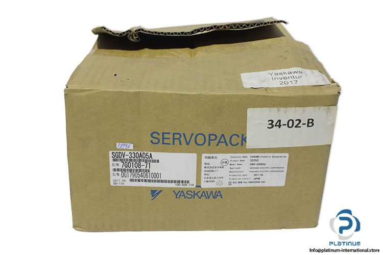yaskawa-SGDV-330A05A-servo-drive-(New)-2