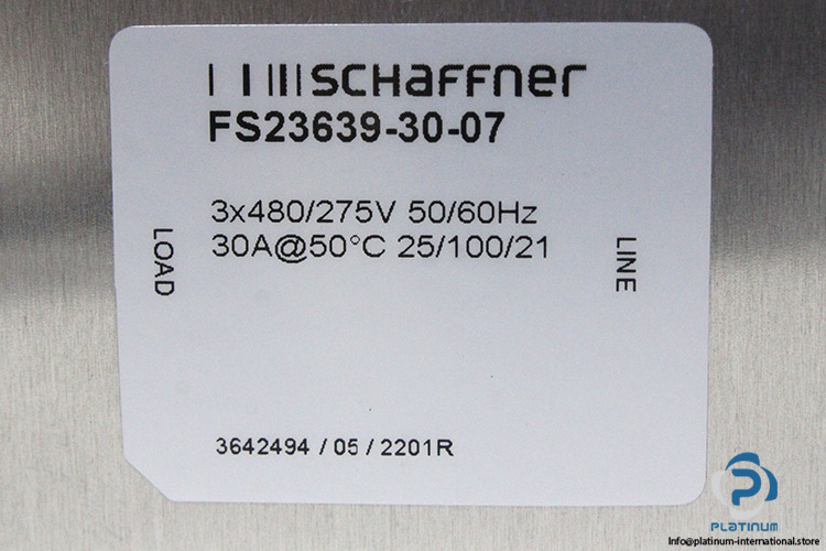 schaffner-FS23639-30-07-power-line-filter-(New)-4