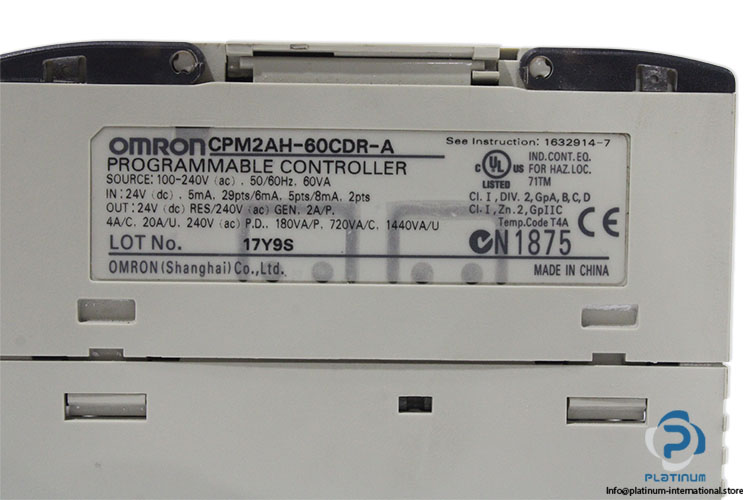 omron-CPM2AH-60CDR-A-programmable-controller-(Used)-4