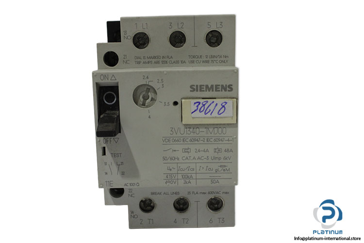 siemens-3VU1340-1MJ00-circuit-breaker-(Used)-2