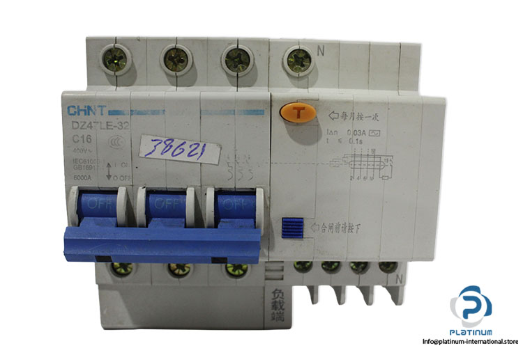 chint-DZ47LE-32-residual-current-circuit-breaker-(Used)-2