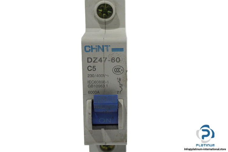 chint-DZ47-60-C5-miniature-circuit-breaker-(Used)-2