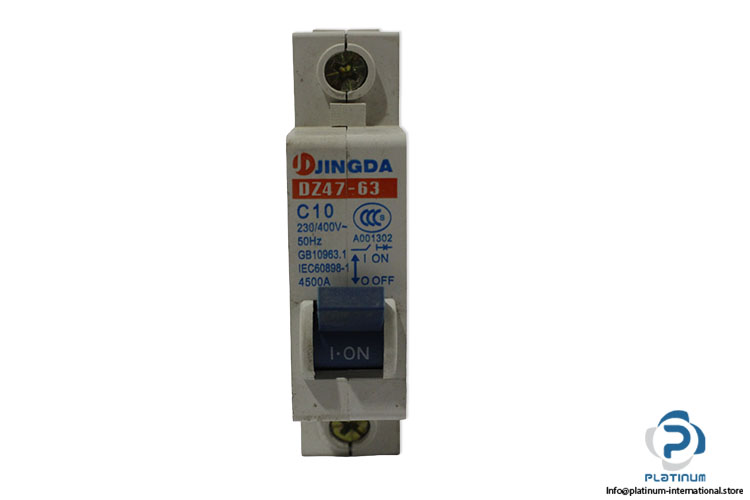 jingda-DZ47-63-C10-miniature-circuit-breaker-(Used)-2