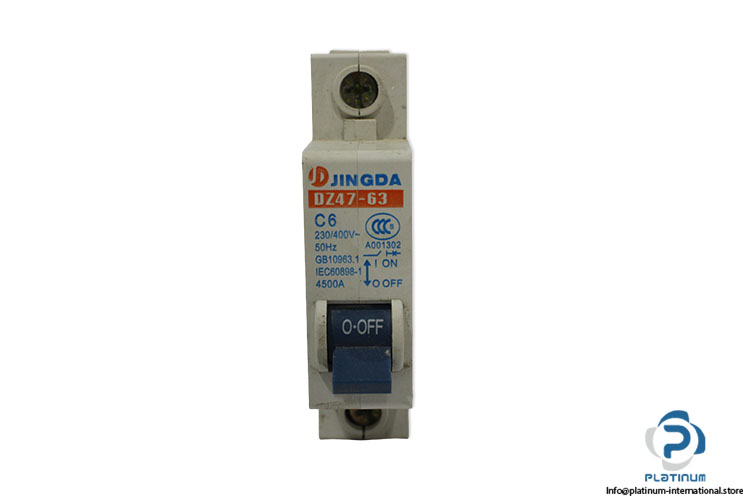 jingda-DZ47-63-C6-miniature-circuit-breaker-(Used)-2