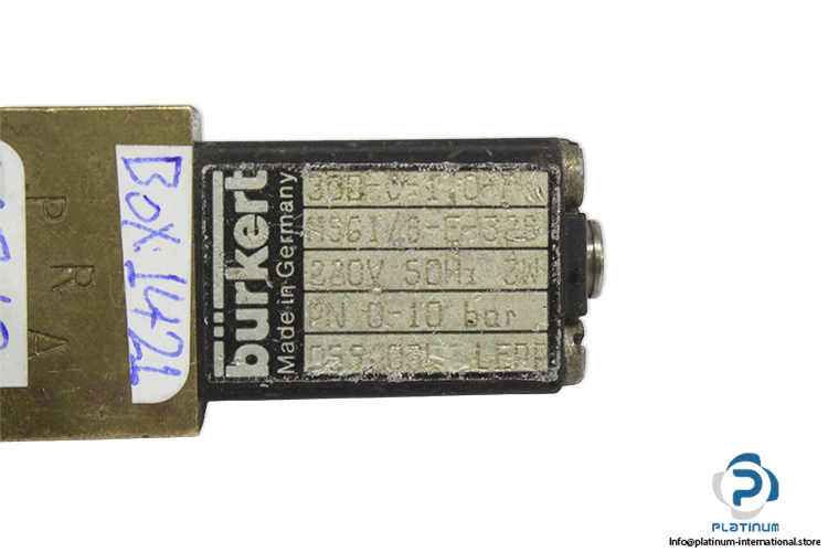 burkert-MSG1_8-E-328-single-solenoid-valve-(Used)-2