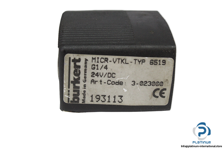 burkert-6519-solenoid-coil-(Used)-1