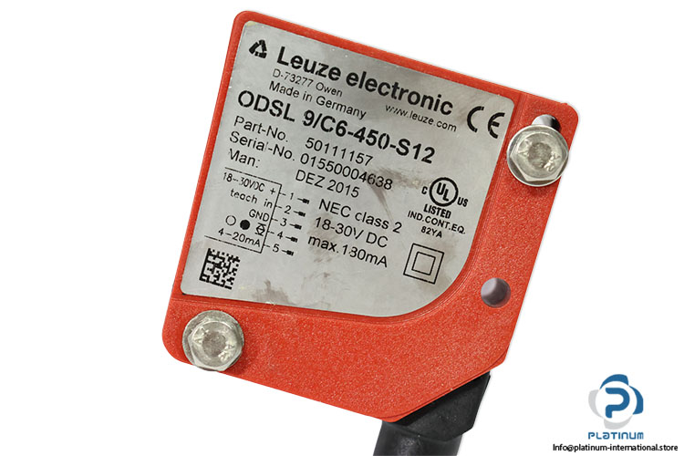 leuze-electronic-ODSL-9-C6-450-S12-optical-distance-sensor-(used)-3