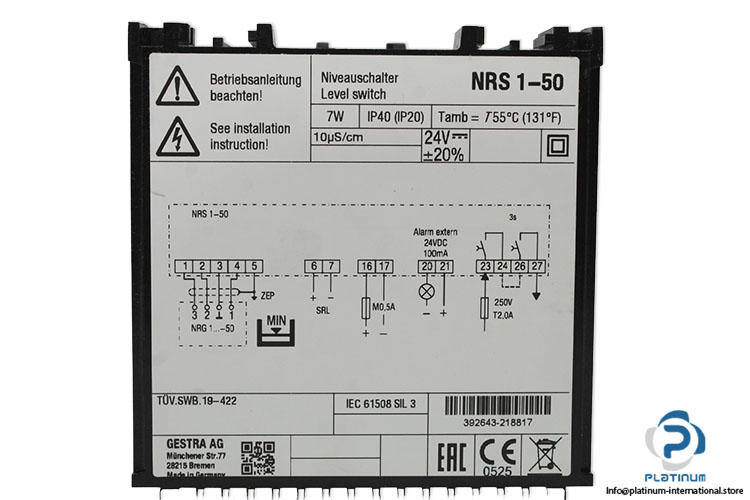 gestra-NRS-1-50-24v-dc-low-level-limiter-(new)-(carton)-3