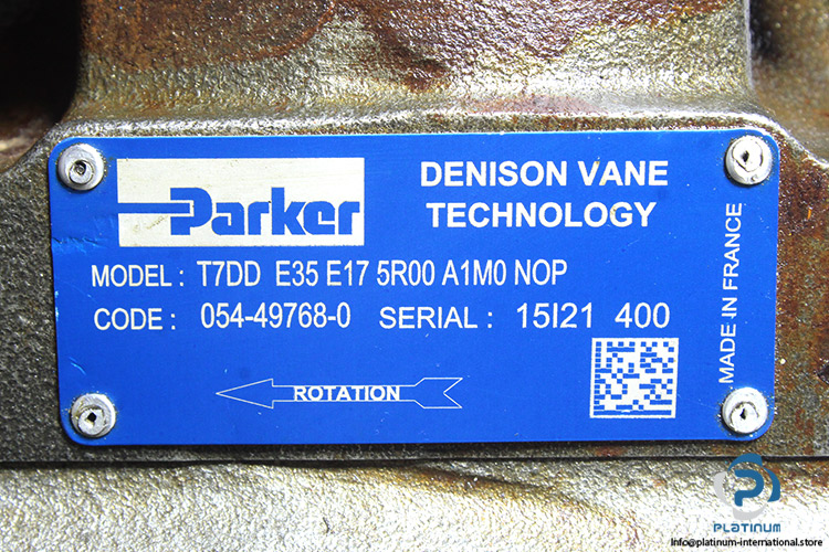 parker-t7dde35e175r00a1m0nop-vane-pump(used)-2