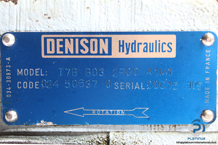Denison-t7b-b03-2r00-a1m1-vane-pump(used)-2