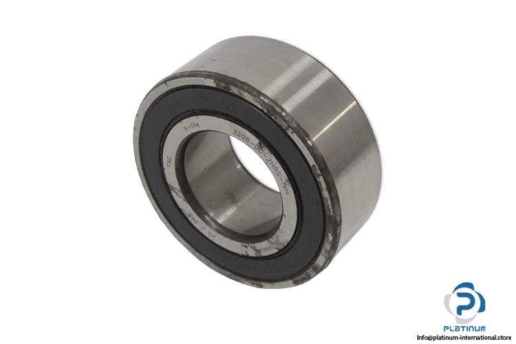fag-3206-BD-2HRS-TVH-angular-contact-ball-bearing-(used)