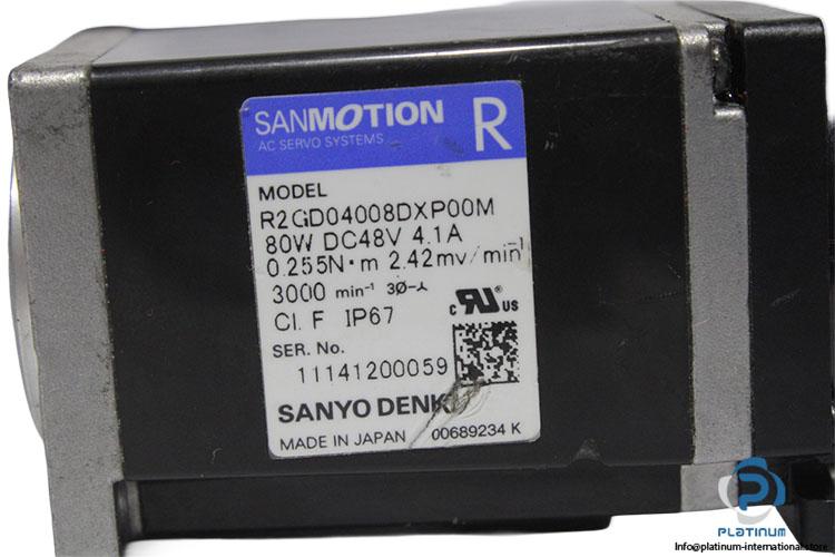 sanyo-denki-R2GD04008DXP00M-ac-servo-motor(used)-2