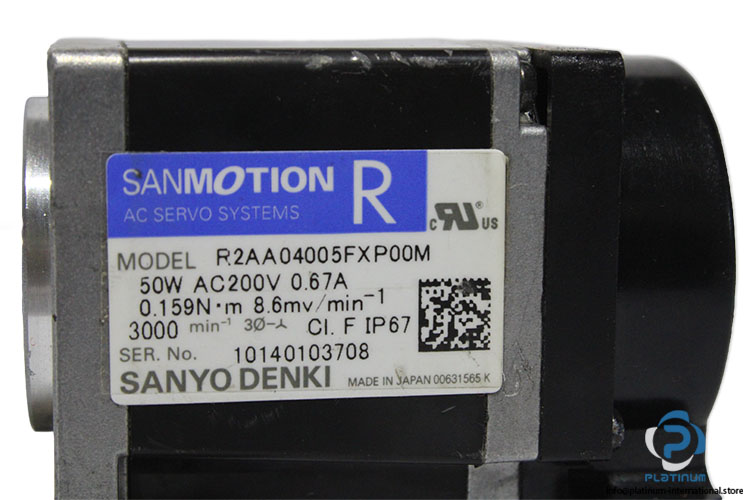 sanyo-denki-R2AA04005FXP00M-ac-servo-motor(used)-3