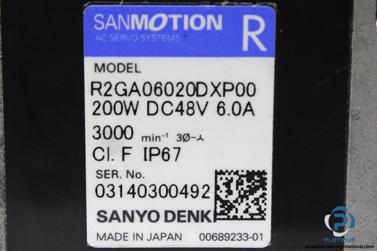 sanyo-denki-R2GA06020DXP00-ac-servo-motor(used)-3