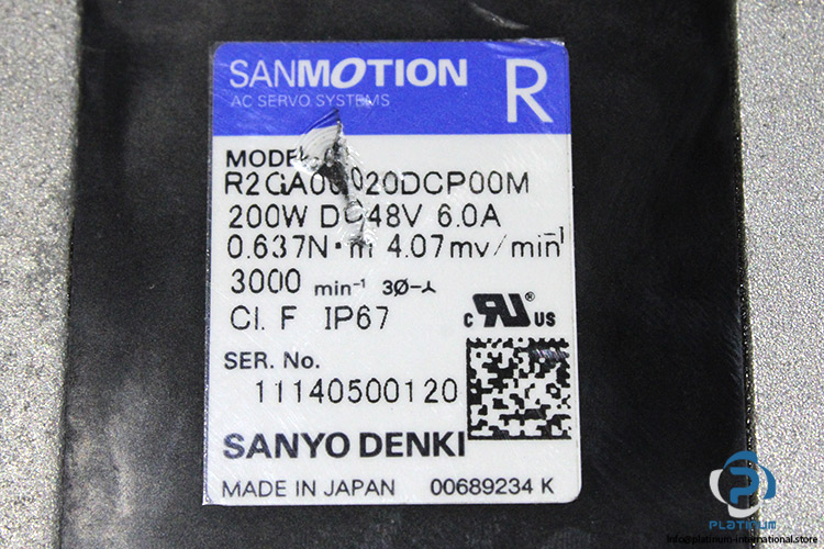 sanyo-denki-R2GA06020DCP00M-ac-servo-motor(used)-5