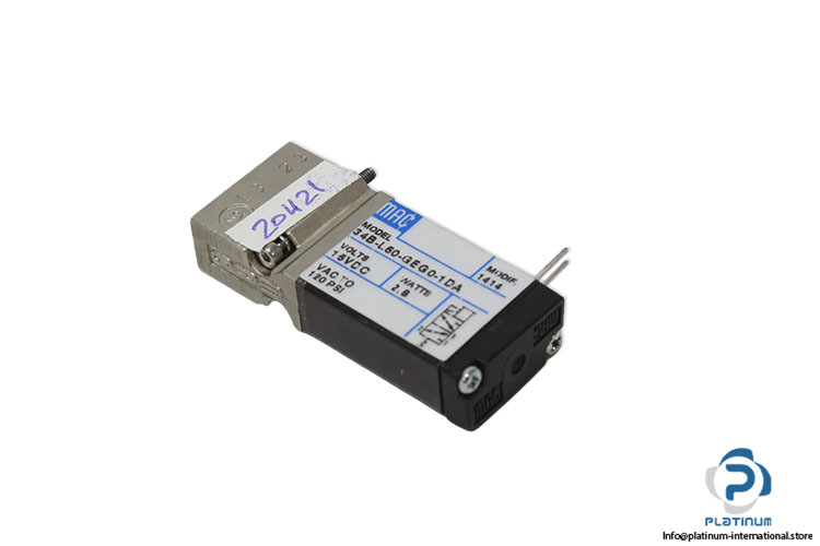 mac-34B-L50-GEG0-1DA-single-solenoid-valve-(New)