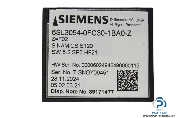 siemens-6SL3054-0FC30-1BA0-Z-compactflash-card-(new)-(package)-2