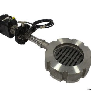 SCHUBERT & SALZER 8028 A262875/41/2022 PNEUMATIC SLIDING GATE VALVE WITH INTEGRATED POSITIONER