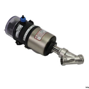 Burkert 8801 2100 A 20.0 Ptfe VA G3/4 Pneumatically Operated Angle Seat Valve