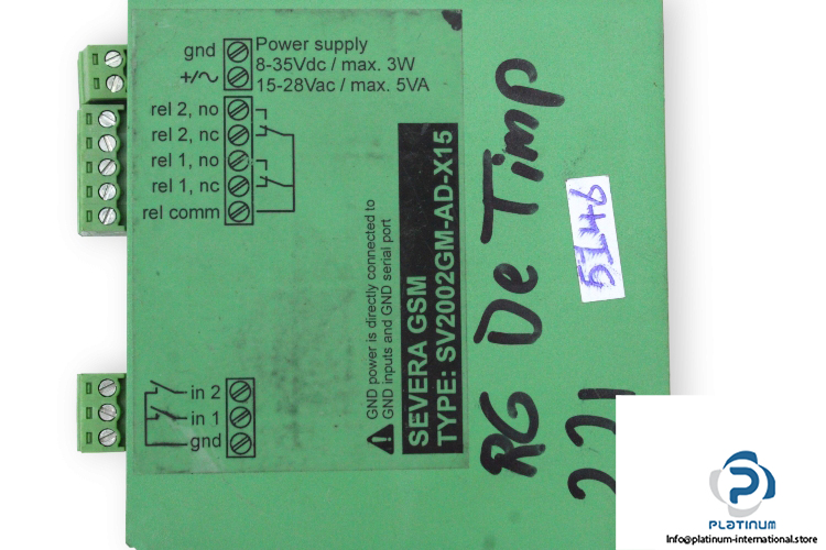 adesys-SV2002GM-AD-X15-power-supply-used-2