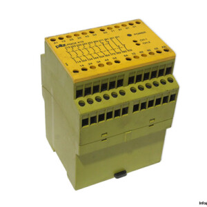 pilz-PNOZX10-24VDC-6S-4O-3LED-safety-relay-(used)