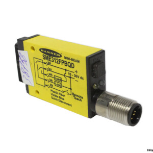 banner-SME312FPBQD-fiber-optic-amplifier-sensor-(new)-(without-carton)