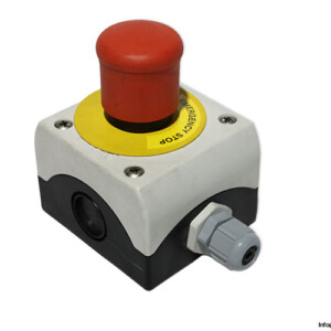 Eaton M22-PV Emergency Stop Push Button With Protective Cover